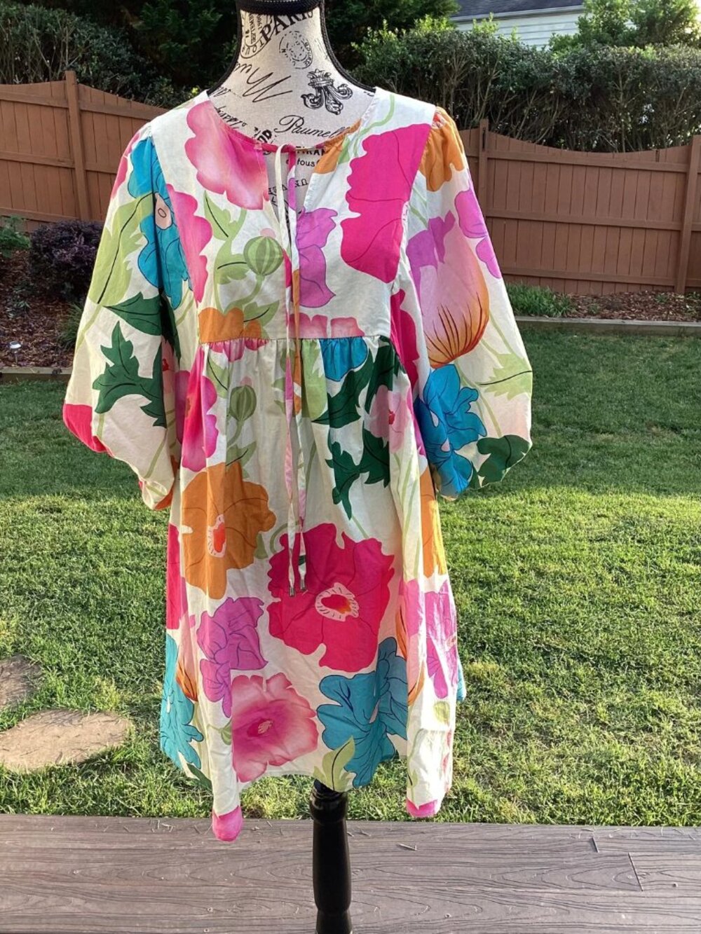 Floral Print Short Dress